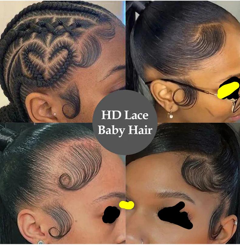 Real Hair Hairline Stickers Wig Bangs Sideburns Stickers