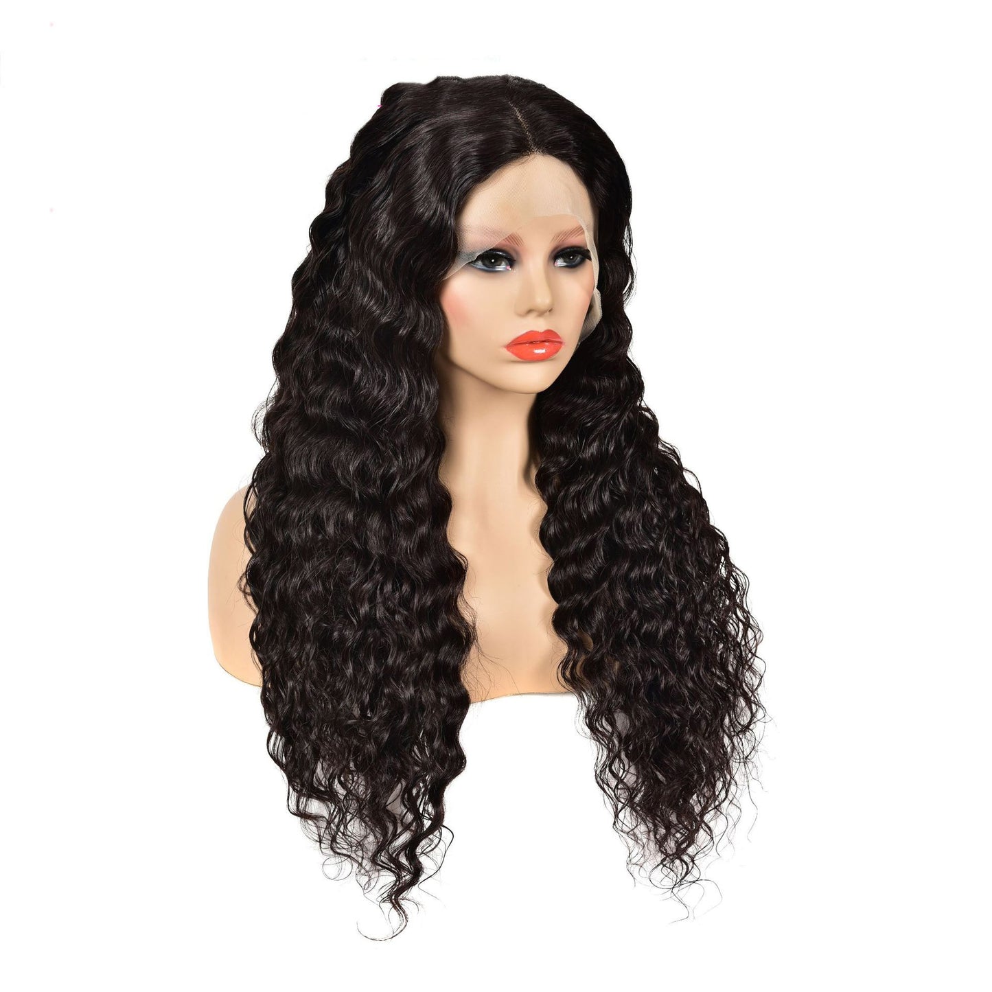 T-Shaped Lace T Part Lace Wig Hair-Stitched