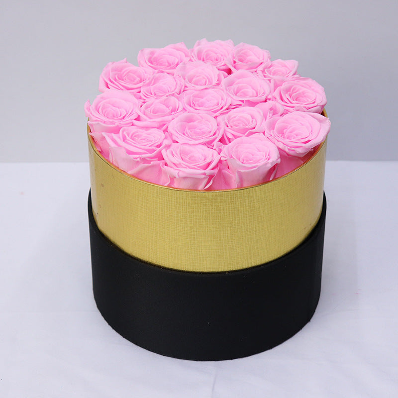 Preserved Flower Rose Hug Bucket Box