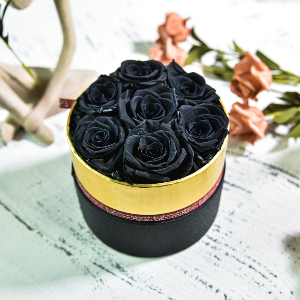 Preserved Flower Rose Hug Bucket Box
