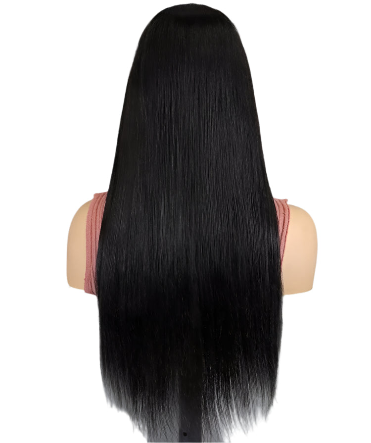 6x4 Density Virgin Human Hair Wigs Vietnamese Raw Hair Transparent Lace Front Pre-Plucked Bleached Knots