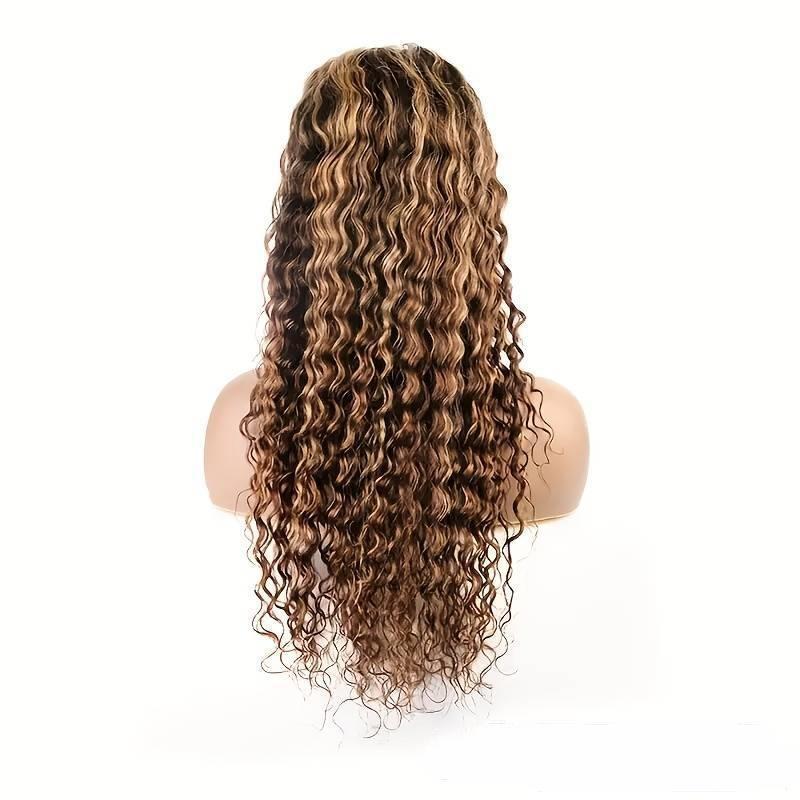 Honey Blonde 13x6 Water Wave Lace Front Human Hair Wigs