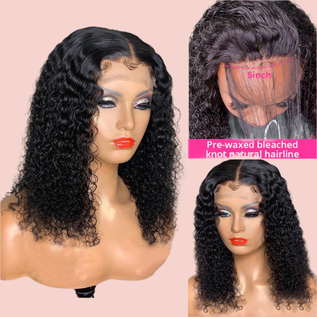 Loose Deep Wave Short Bob Wig Jerry Curly Human Hair Wigs