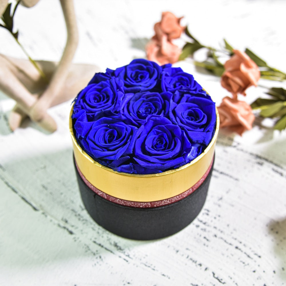 Preserved Flower Rose Hug Bucket Box
