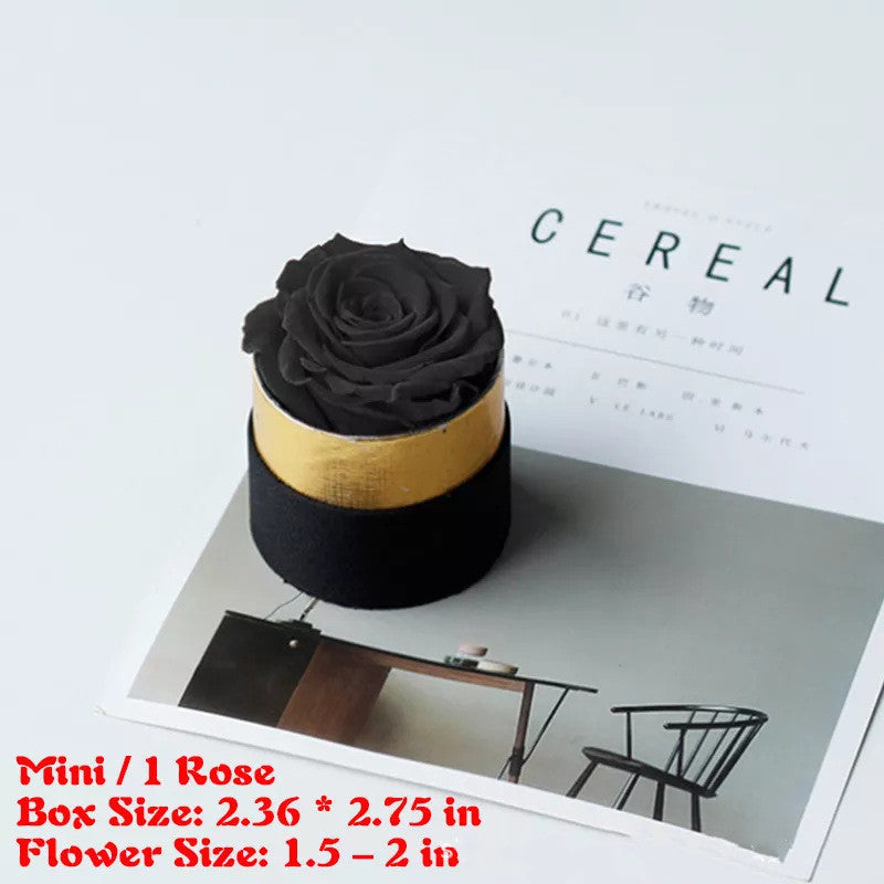 Preserved Flower Rose Hug Bucket Box