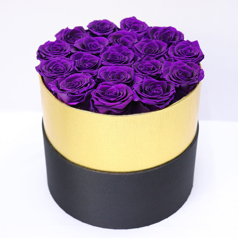 Preserved Flower Rose Hug Bucket Box