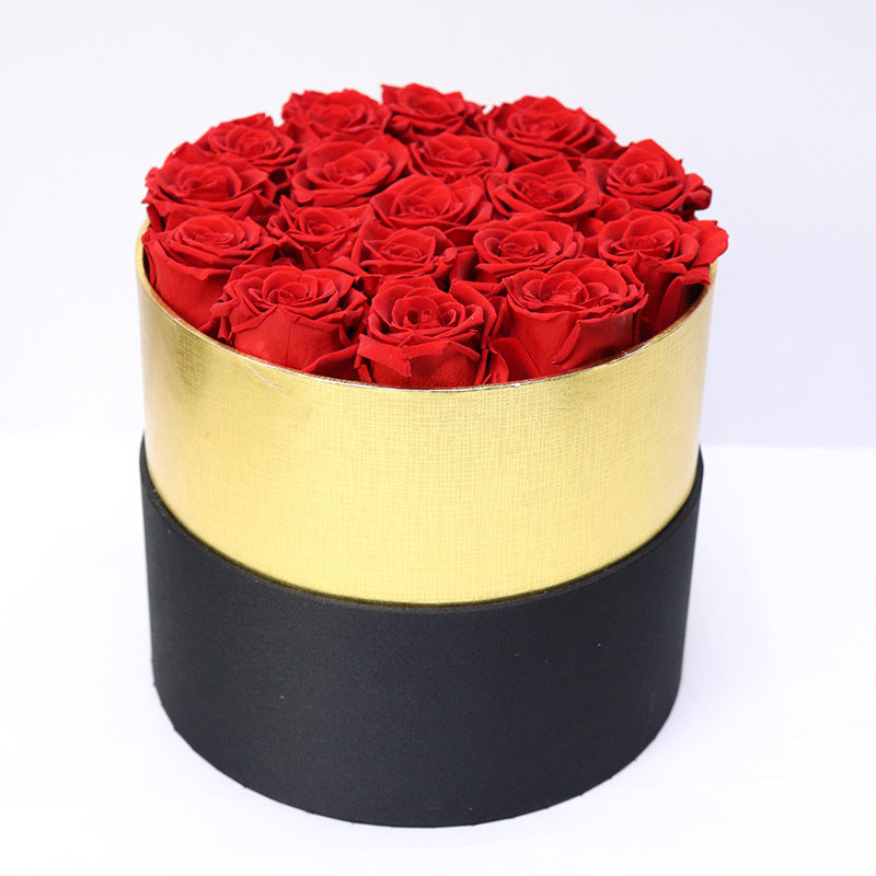 Preserved Flower Rose Hug Bucket Box