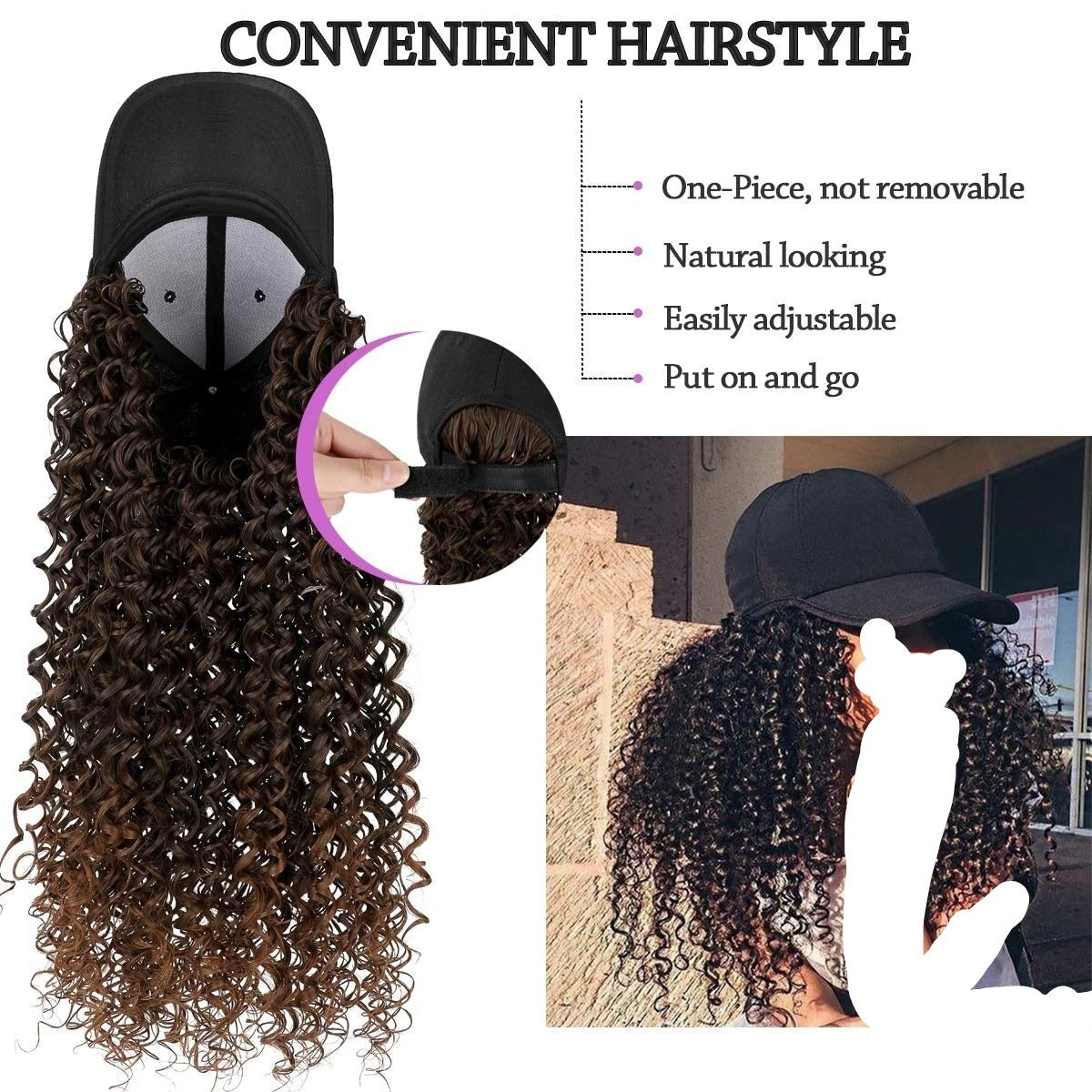 Juju Beauty Curly Hat wig