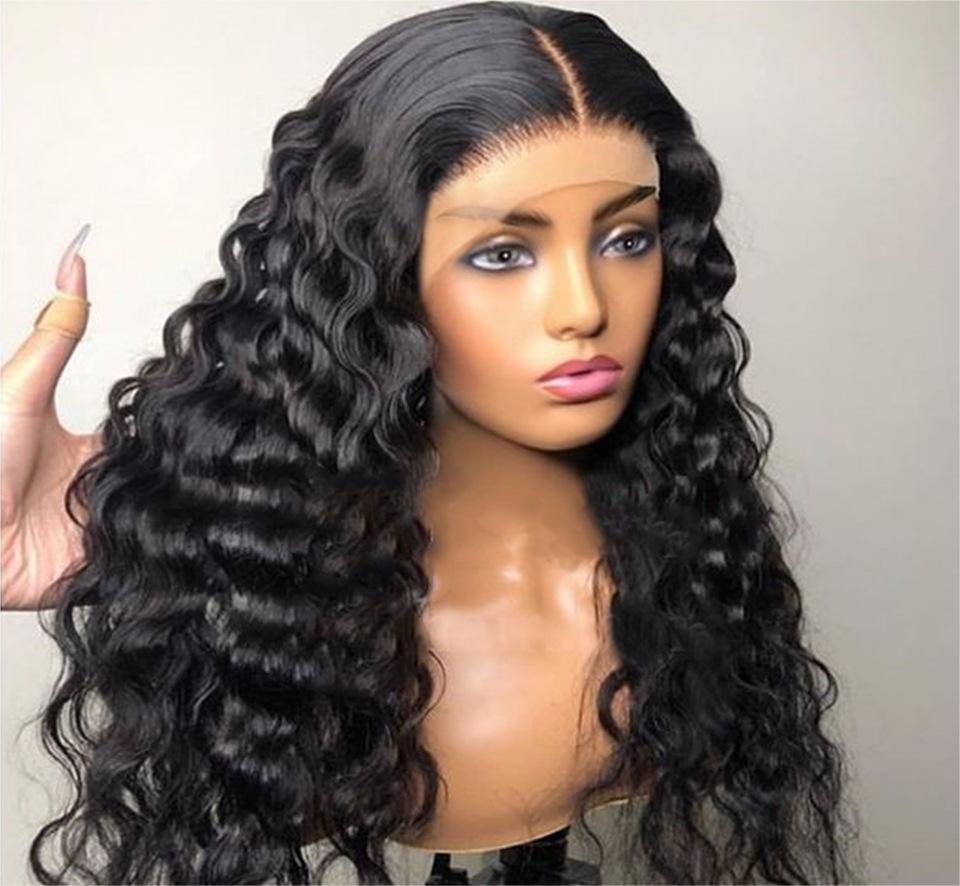 Loose Deep Lace-up Front Wig 100% Human Hair