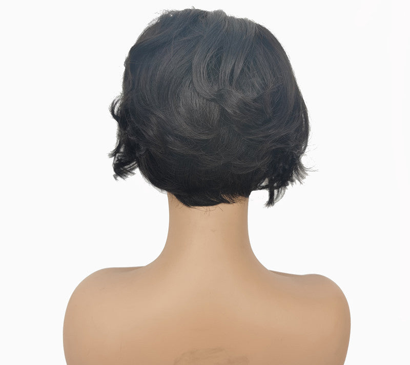 Short Real Hair Lace Wig