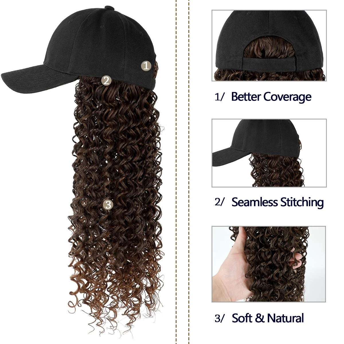 Juju Beauty Curly Hat wig