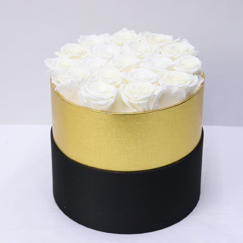 Preserved Flower Rose Hug Bucket Box