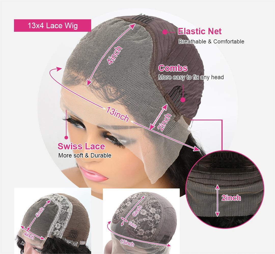 Loose Deep Lace-up Front Wig 100% Human Hair