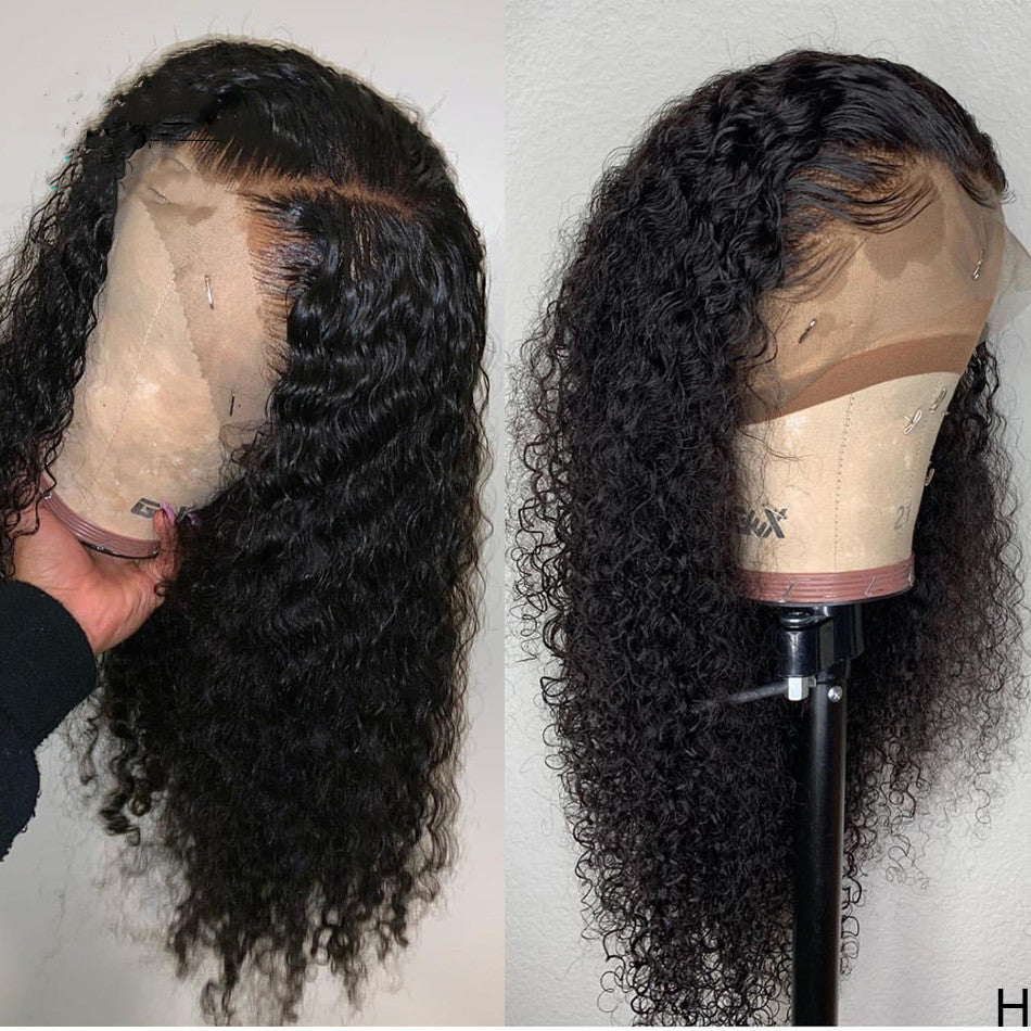 Juju Beauty Black Front Lace Small Wavy Curly Hair
