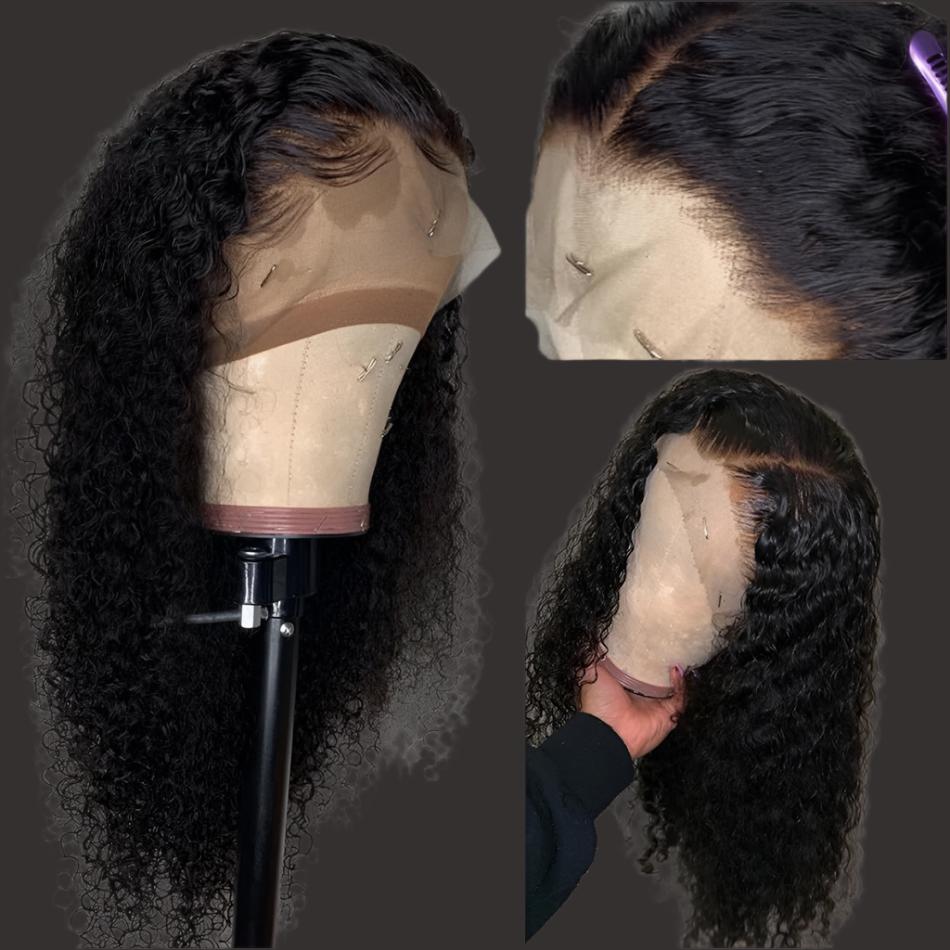 Juju Beauty Black Front Lace Small Wavy Curly Hair