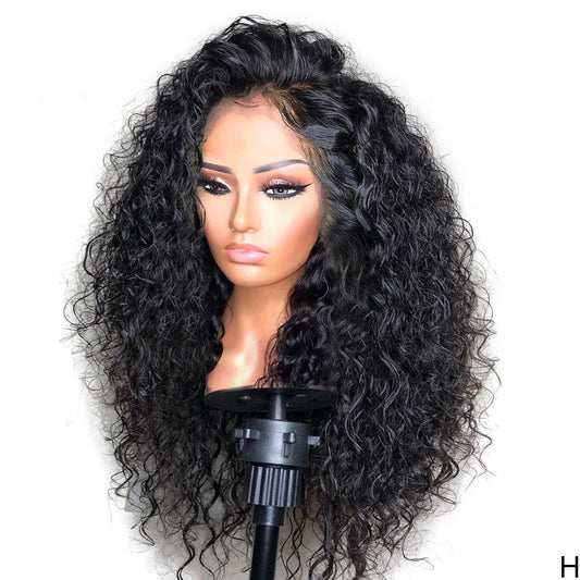 Juju Beauty Black Front Lace Small Wavy Curly Hair