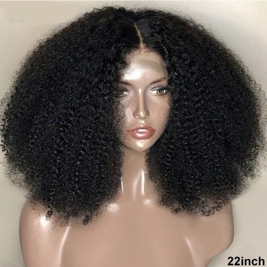 Juju Beauty Brazilian 13x4 Afro Kinky Curly Lace Front Human Hair Wigs