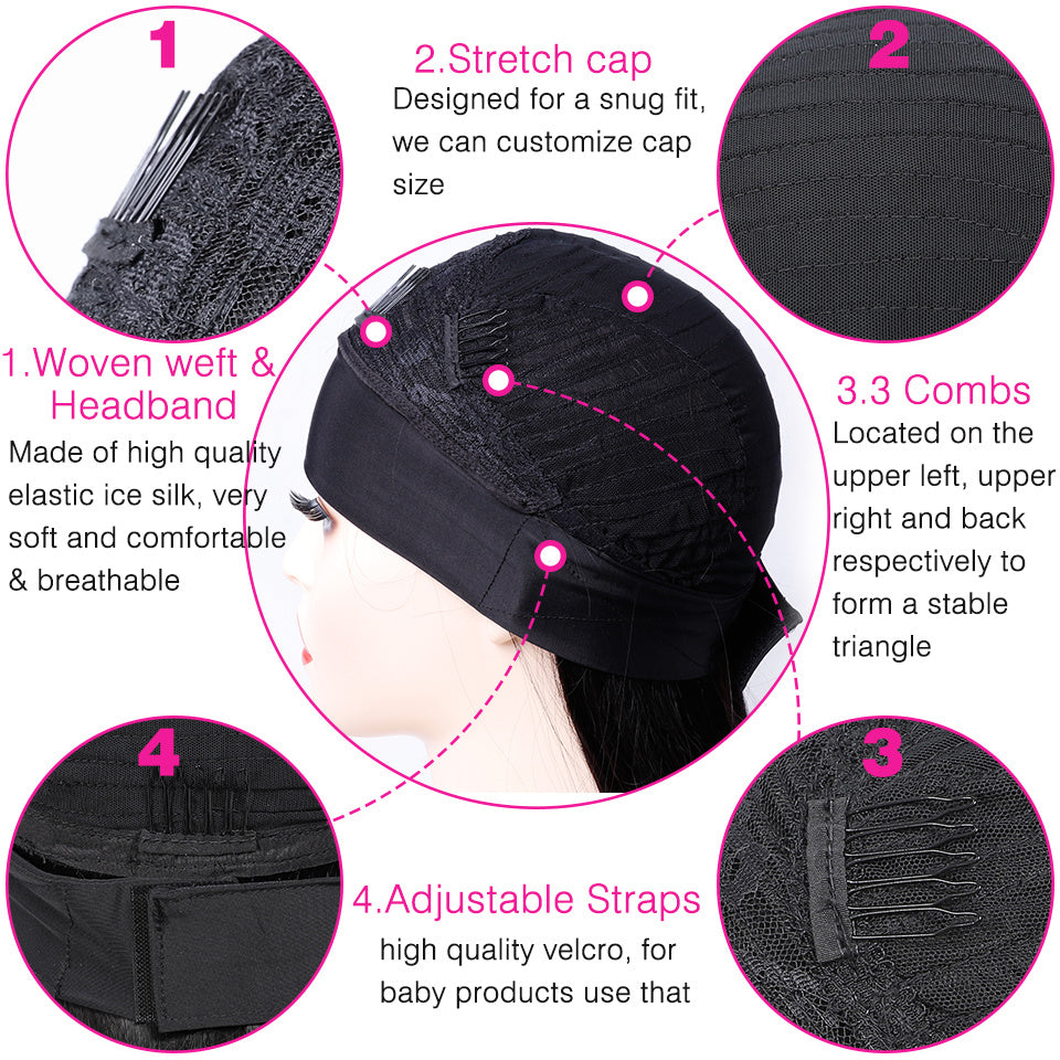 Headband Straight Wig Human Hair