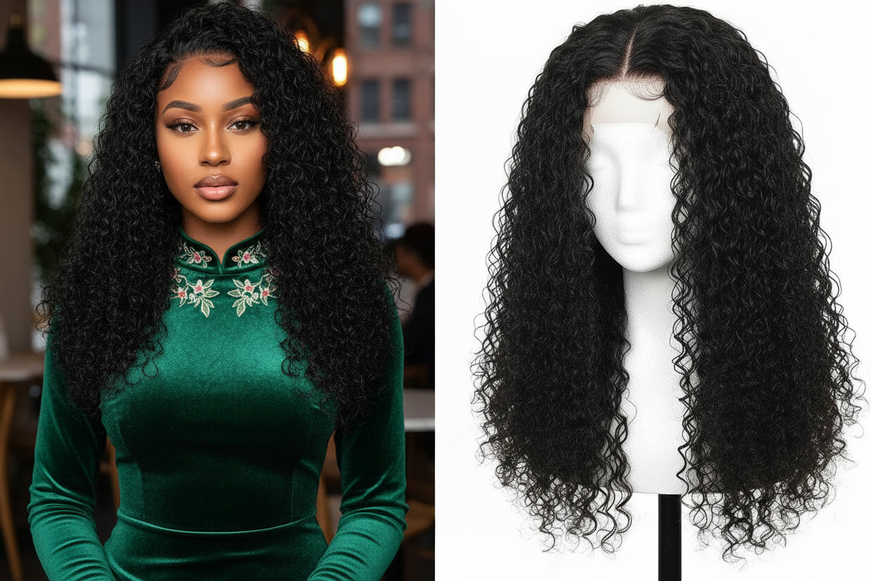 HD Lace 5x5 Kinky Curly Closure Wig | Premium Human Hair