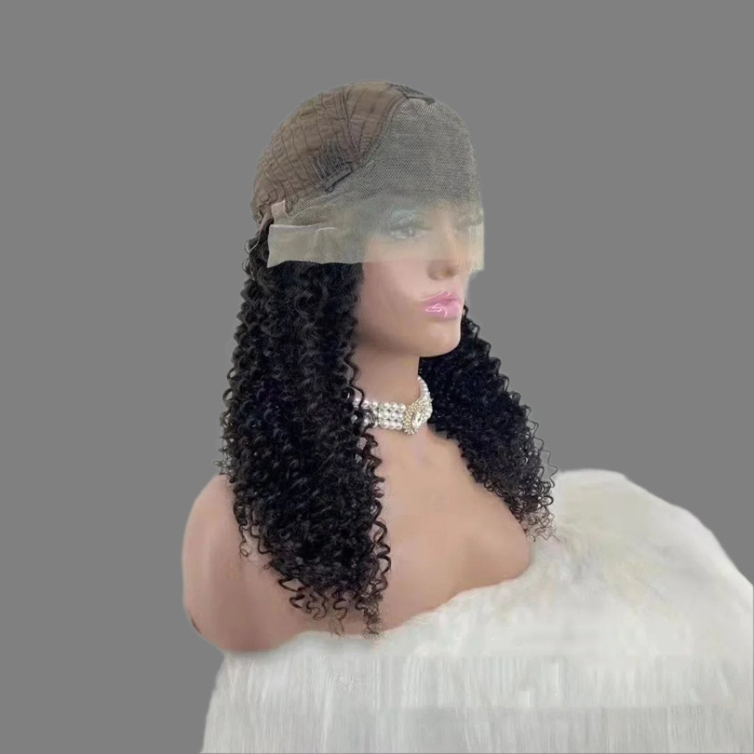 Juju Beauty Jerry Curly 13x4 Lace Front Human Hair Wigs150