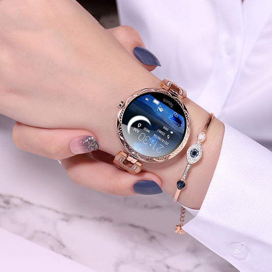Waterproof Smartwatch for Women Heart Rate Monitor