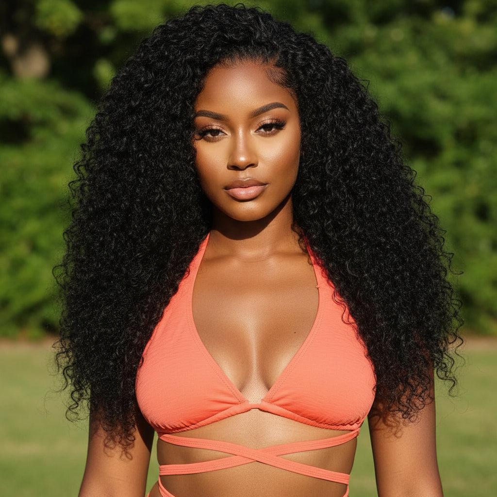 HD Lace 5x5 Kinky Curly Closure Wig | Premium Human Hair