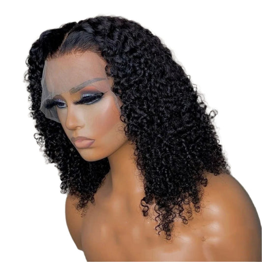 Juju Beauty Jerry Curly 13x4 Lace Front Human Hair Wigs150