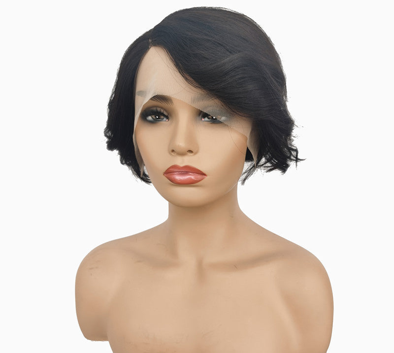 Short Real Hair Lace Wig