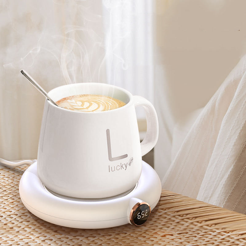 Juju Coffee Mug Warmer Warm Coaster Smart Heating Cup Thermal Heating Pad Desktop