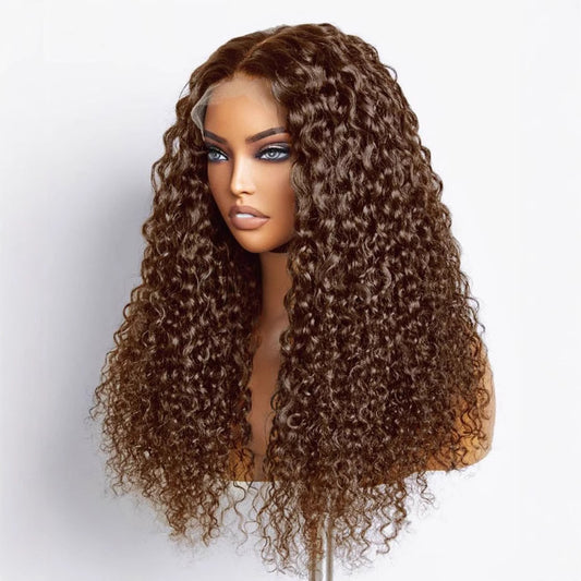 Chocolate Brown Human Hair Wig