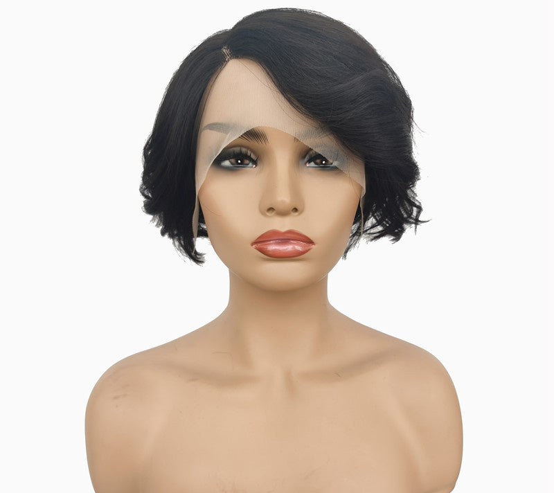 Short Real Hair Lace Wig