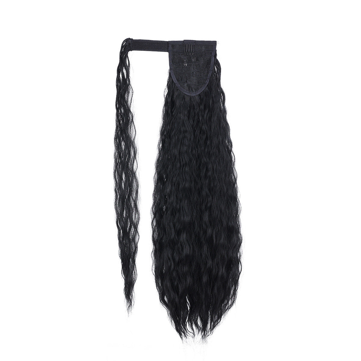 Wig Women's Ponytail Long Curly Hair Corn
