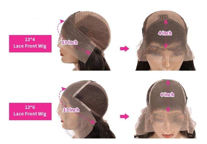 Juju Beauty Brazilian 13x4 Afro Kinky Curly Lace Front Human Hair Wigs