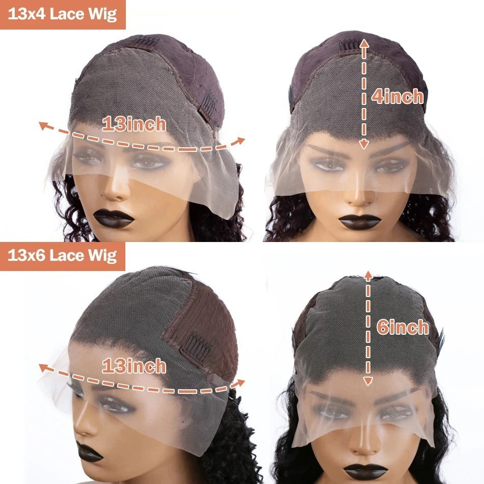 Curly Versatile Human Hair Wig And Headband