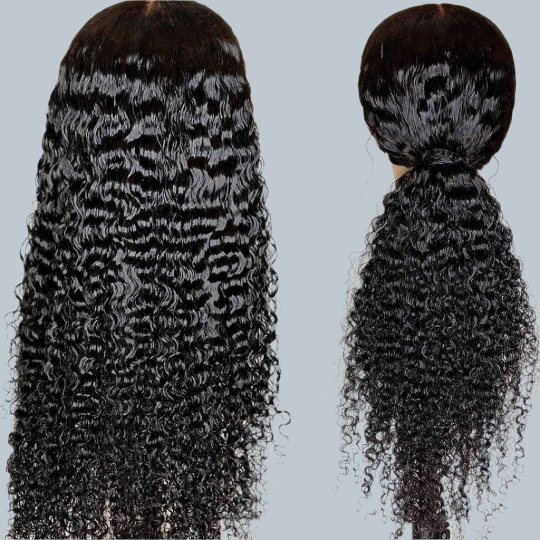 Jerry Curly Human Hair Lace Front Wig