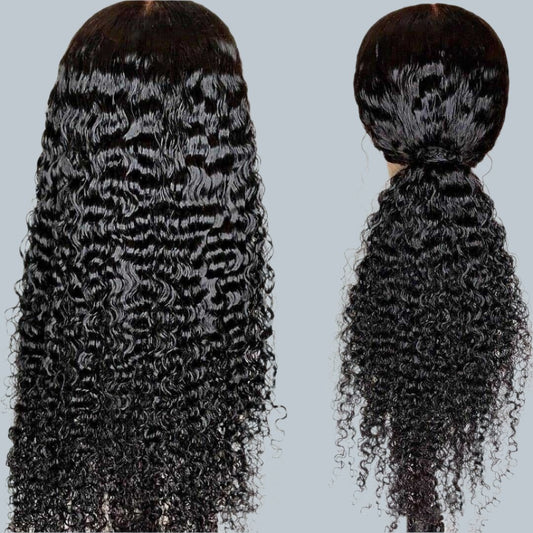 Jerry Curly Human Hair Lace Front Wig