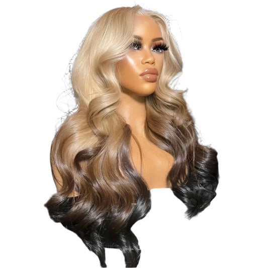 Highlight Honey Blonde Loose Wave Lace Front Wigs